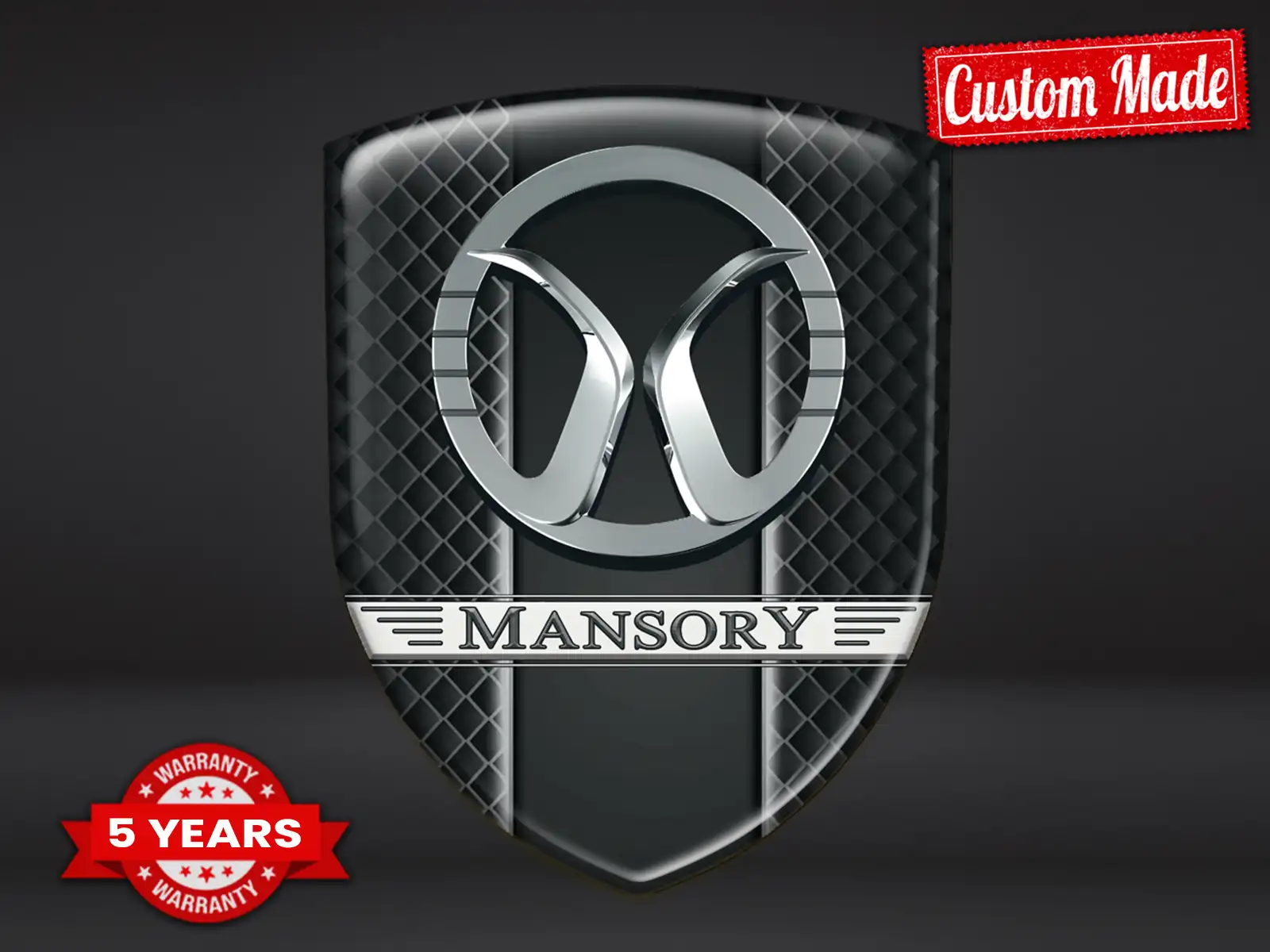 Mansory Badges Voiture Durable Max Stylé Pro Performance